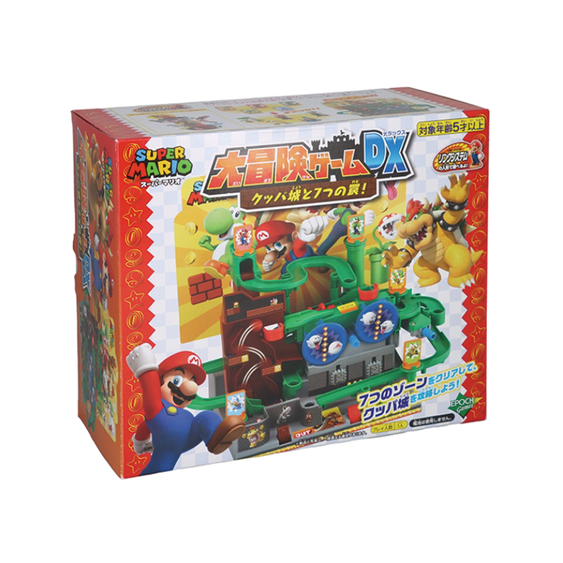 日本epoch超级玛丽马里奥城堡大冒险豪华版儿童桌游益智游戏玩具