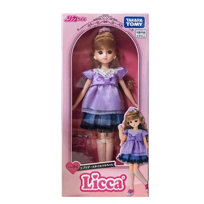 TOMY多美卡LICCA丽佳公主日常风格莉卡娃娃盒装女孩玩具礼物