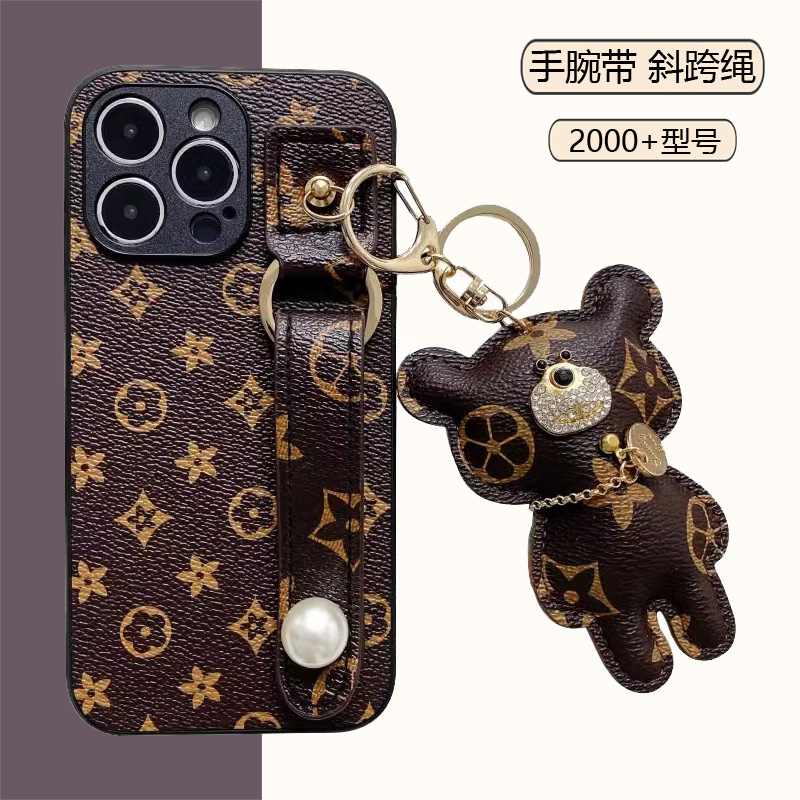 适用vivos18e手机壳s17tpro高级感s16e手腕带s15e斜跨绳s12pro轻奢s10e时尚s9e支架s7e活力版防摔s1pro小熊潮