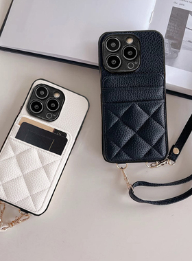 【2500个型号】情侣兔适用于小米14T手机壳红米Note14斜挎挂绳14R插卡套Civi3小香风13X轻奢14pro+防摔13Lite