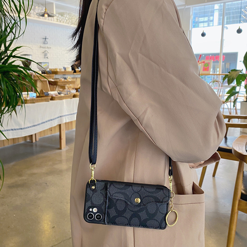 情侣兔适用华为荣耀畅享70pro手机壳60x插卡套80se斜跨绳x50Z全包v40i卡夹5G商务x7a小众X9B简约畅玩30装卡套