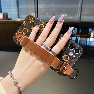 情侣兔适用红米Turbo4手机壳14/13腕带note15pro支架11E精孔12se男女9/8pro商务7小众13C简约10x全包保护套潮