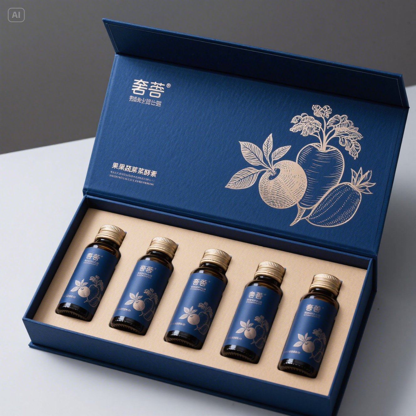 包装盒定制天地盖保健品精品盒定做果蔬酵素空盒包装订做纸盒印刷