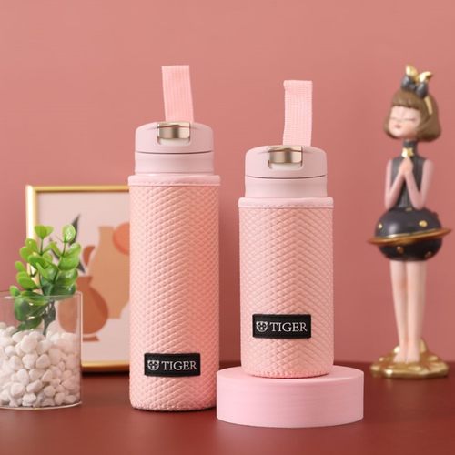 加厚新款虎细长型200 300ML品牌保温杯手提杯套保护套