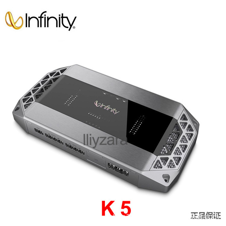 美国infinity燕飞利仕 k5 汽车音响大功率五路功放推套装低音喇叭
