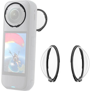 适用insta360x5镜头保护镜运动相机镜头保护罩高透光盖子配件