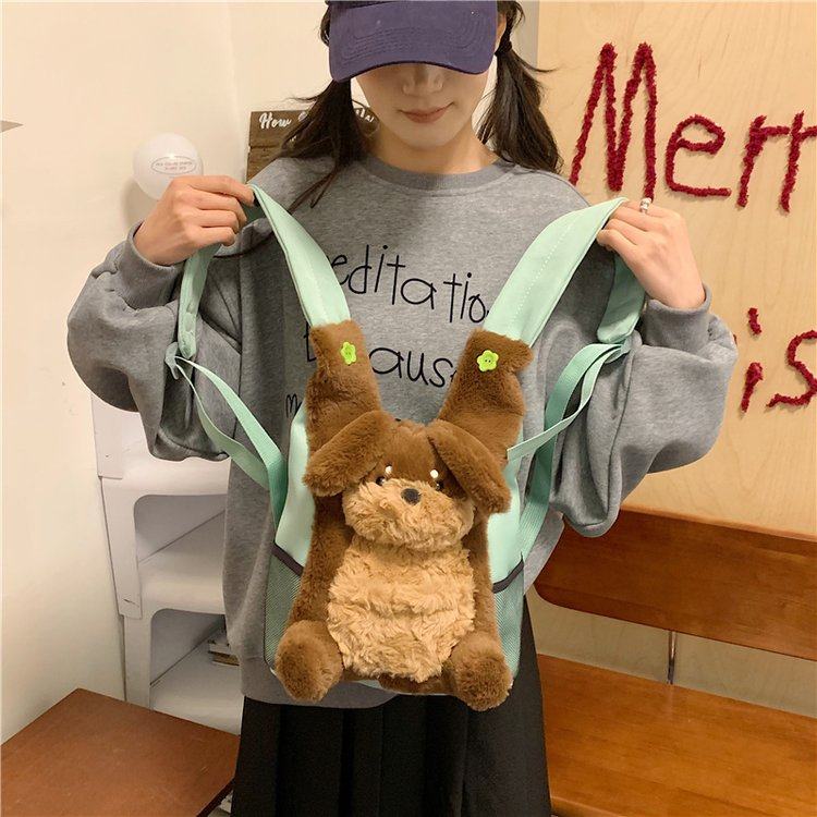 2026新款可爱毛绒小企鹅双肩包女学生卡通萌宠背包日系ins风书包,箱包皮具/热销女包/男包,双肩背包,淘宝优惠券,粉丝福利购,淘宝优惠卷