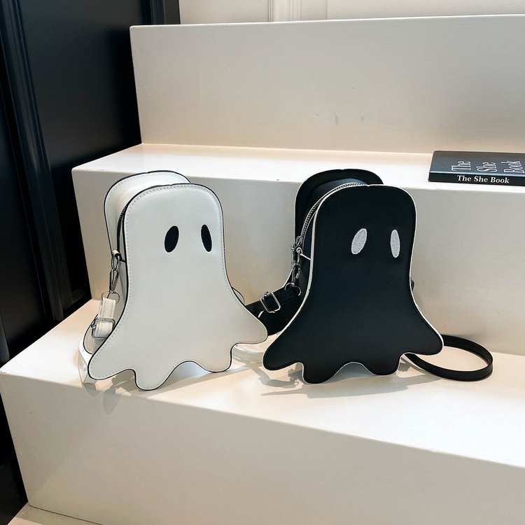 万圣节个性化小幽灵挂饰可爱女款单肩高级原创个性斜挎包时尚小众