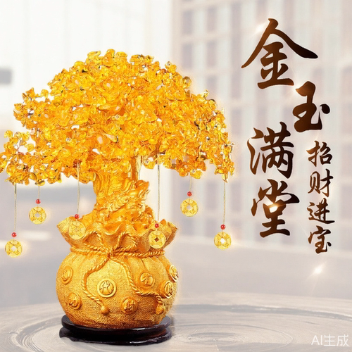 发财树招财家居树礼品摇钱摆件
