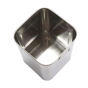 si6k米桶不锈钢桶四方桶带盖加厚防潮防虫米缸家用密封储物方桶正