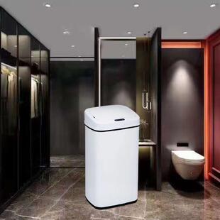 热销不锈钢智能红外感应垃圾桶15l20l30l48l家用盖内外双桶自动开
