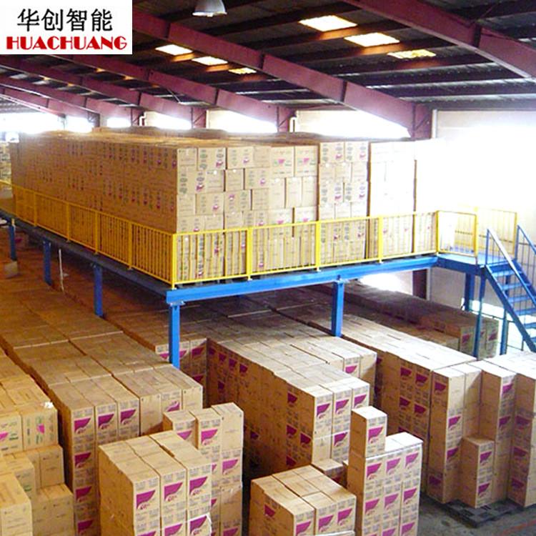 阁楼平台二层钢架可调节拆卸组装式车间仓储货架阁楼平台重型货架