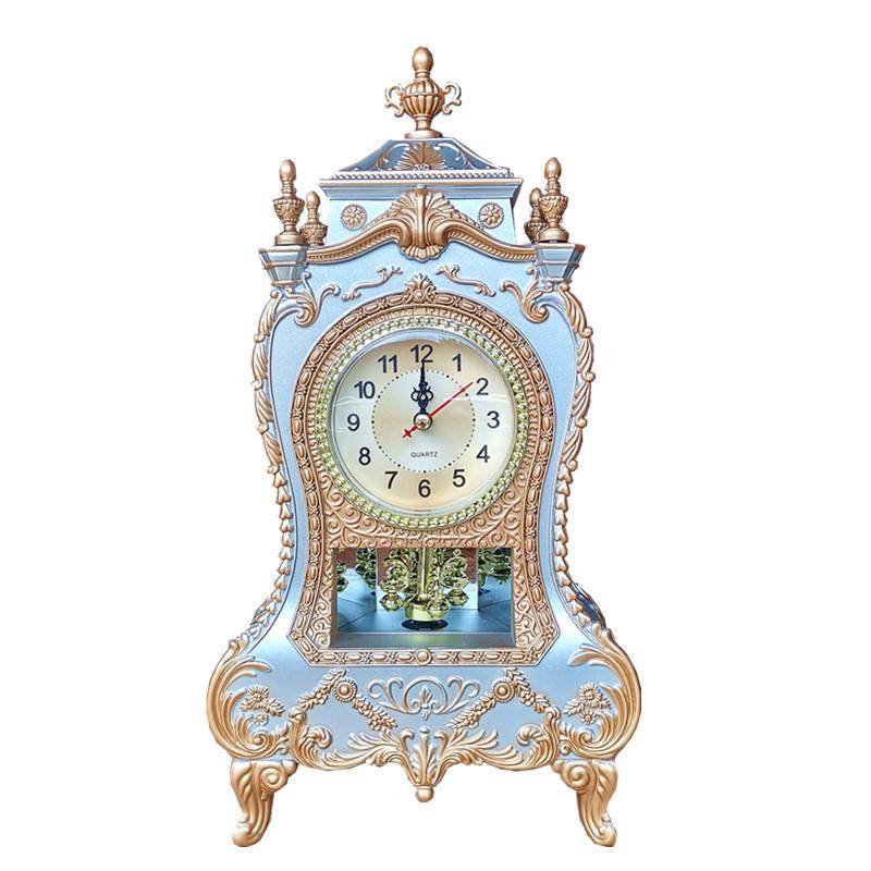 rp4t批发摆件表客厅卧室别墅家居装饰欧式整点报时石英钟台钟座钟