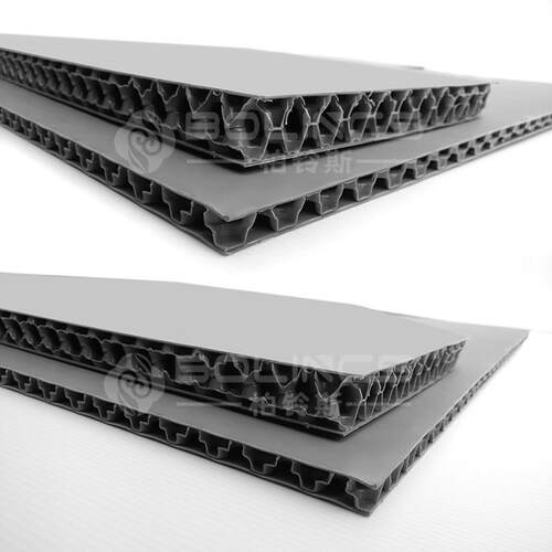 厂家直销阻燃pp抗板蜂窝折弯防潮耐磨塑料蜂窝板材pp蜂窝板