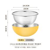 批发洗菜打蛋料理盆子家用厨房拌菜沙拉碗不锈钢304和揉面食品级