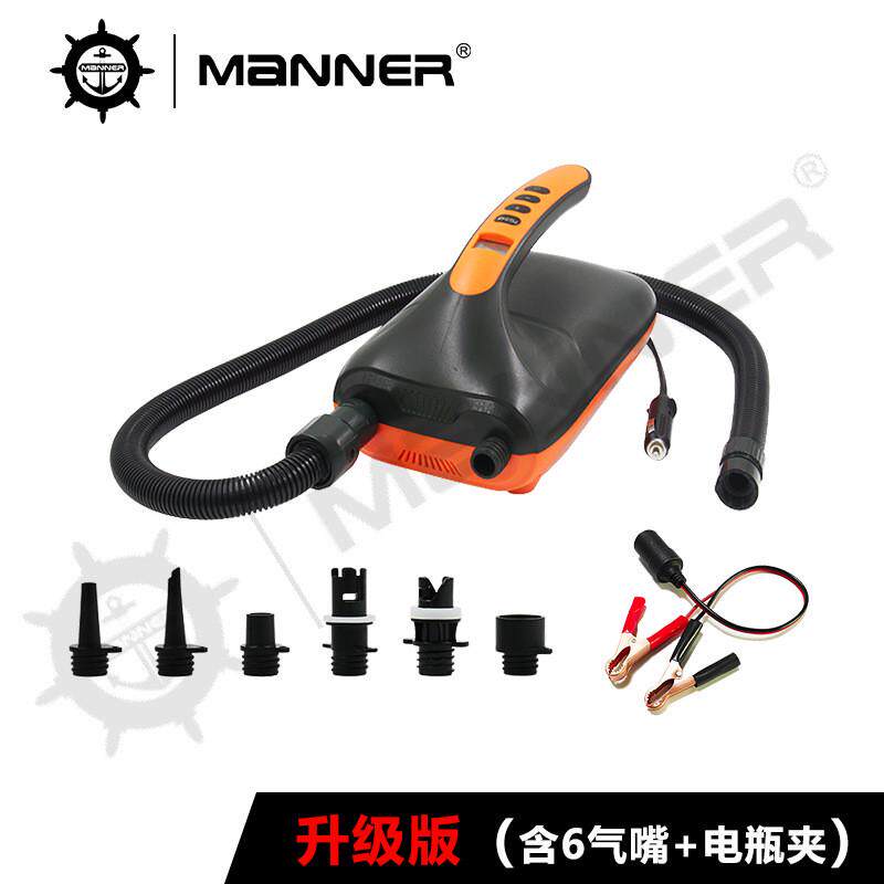 SUP桨板电动充气泵12V车载高压泵帐篷皮划艇橡皮艇冲锋舟打气泵