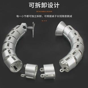 办公桌蛇形穿线管升降桌底藏线理线管会议桌走线管穿线软管理线