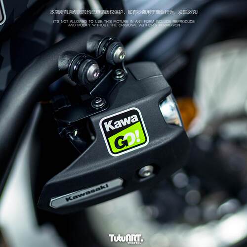 TUTU圖圖車貼 KAWA GO川崎NINJIA400 Z900车身装饰反光贴