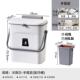 家用批发一键打包垃圾桶卫生间带盖厕所夹缝壁挂式 qjao厨房自动收