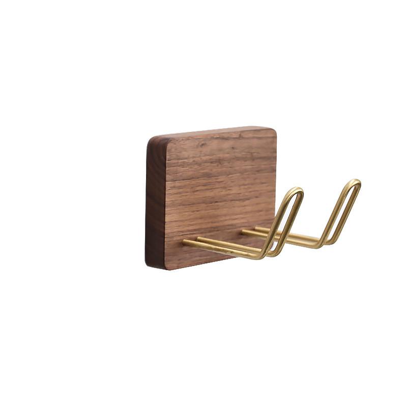 实木卫生间挂架子电吹风浴室免打孔收纳支架置物架吹风机架