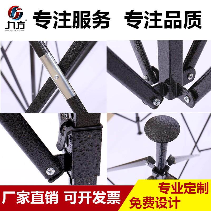 定制帐篷3x3米户外广告四角帐篷伞折叠四脚展览尖顶遮阳方伞雨棚