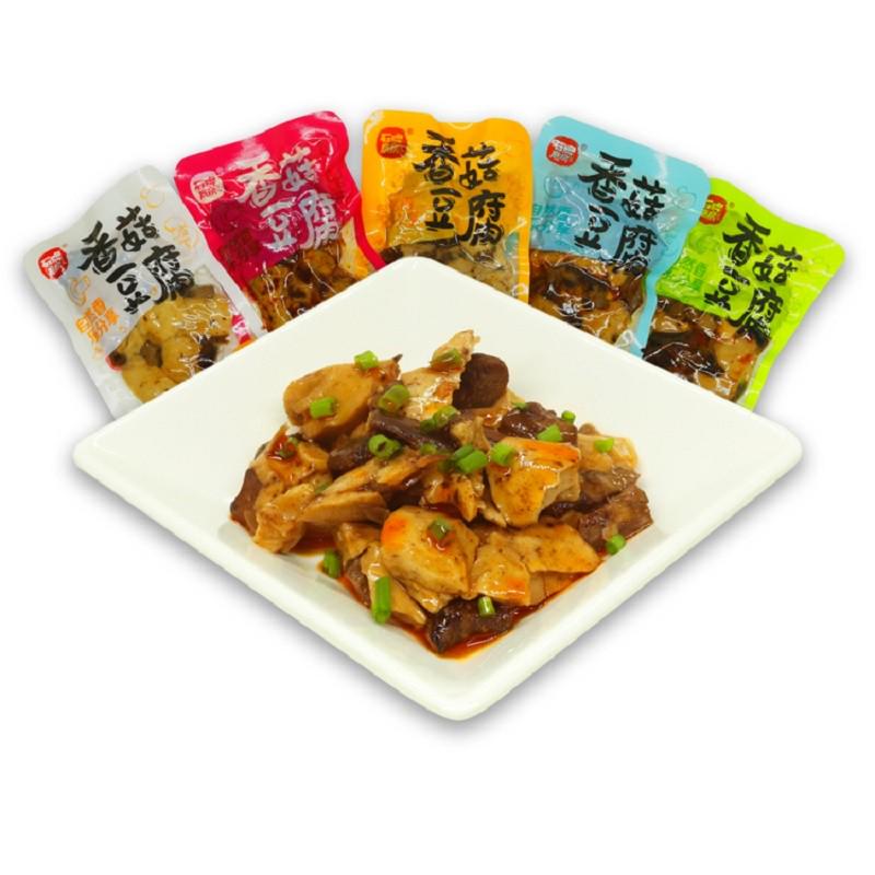 新日期石牌磨房香菇豆腐干2斤手豆干香辣磨嫩豆腐零食散装办公休