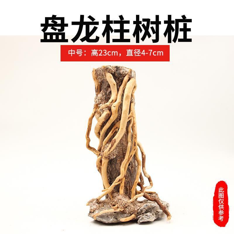 鱼缸造景骨架成品盘龙柱树桩手工草缸树森林莫斯树装饰造景木沉木