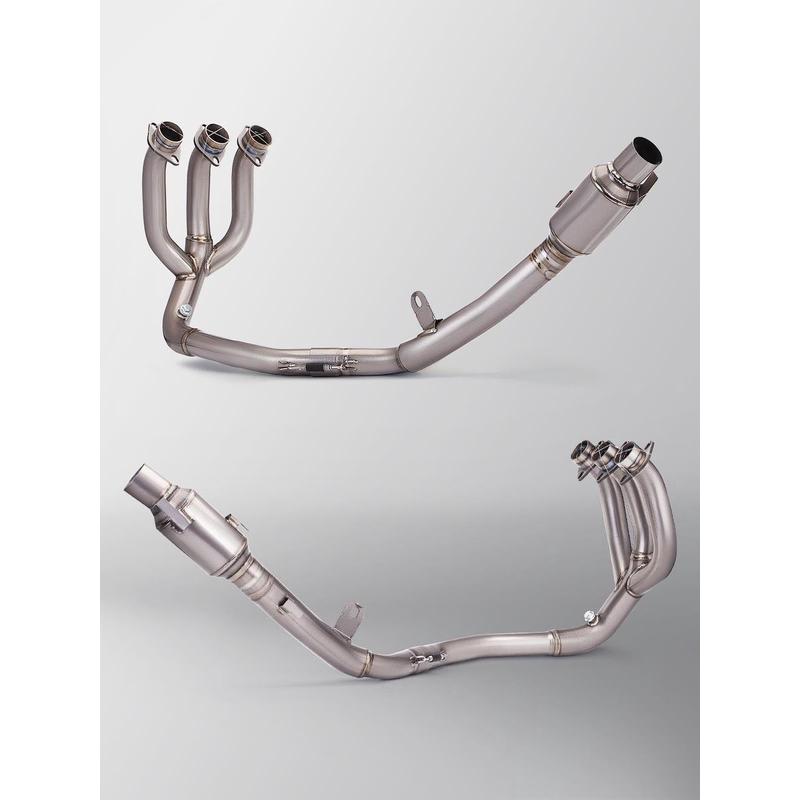 热销凯旋tiger850 900改装20-24年钛合金压回蜂窝鼓前段 可接原车