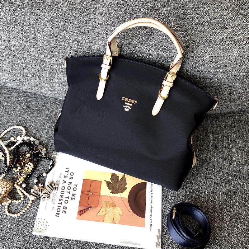 爆款2020新款尼龙帆布大容量包包女托特包时尚单肩手提包牛津布通