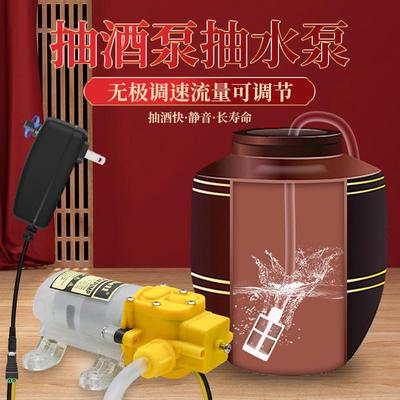 家用抽酒泵吸酒器电动酒缸抽酒器白酒抽吸水泵小型自吸泵220v酒泵