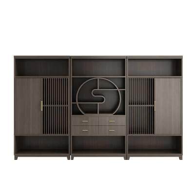 新中式实木老板桌办公桌椅现代简约总裁轻奢大气大班台办公室家具