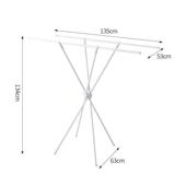 晾衣架小户型宿舍移动折叠衣帽架室内家用阳台可简易挂衣架厂家