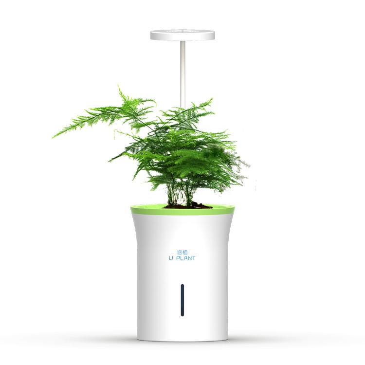 植物灯款光照植智能花盆家用办公室悠蔬菜花卉种植机