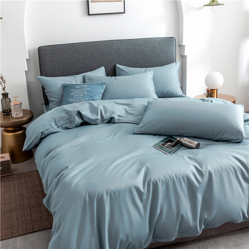60支全棉贡缎被套单件纯棉被罩长绒棉双人单人1.51.8m被单套定做,床上用品,被套,淘宝优惠券,粉丝福利购,淘宝优惠卷