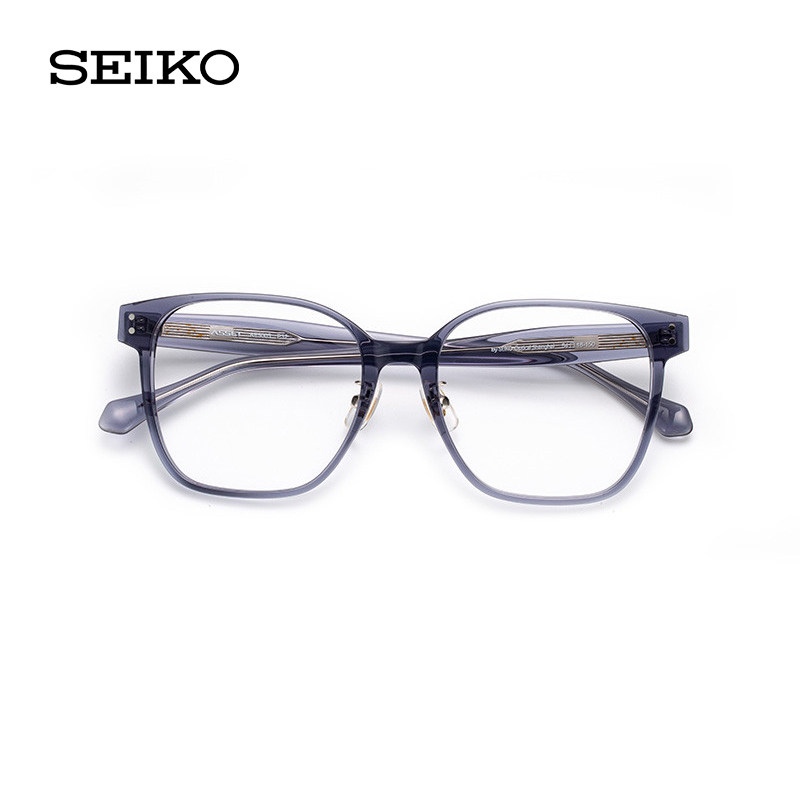 SEIKO ASSET精工雅释透系列中性全框商务时尚板材定制框架 AE5005