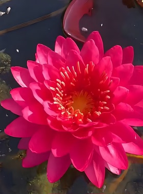 带花包山梅正品睡莲苗观赏花卉绿植盆栽种植红色睡莲池塘水缸好养