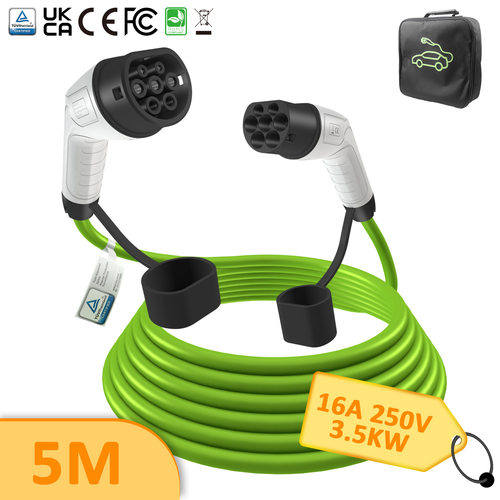 22KW欧标双头充电枪新能源汽车Type2 to Type2交流充电桩11KW