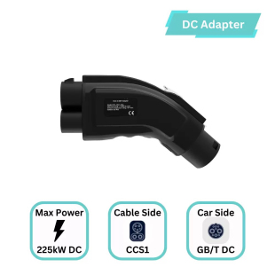 美标转国标直流DC转换接头CCS1 GBT新能源电动汽车快充