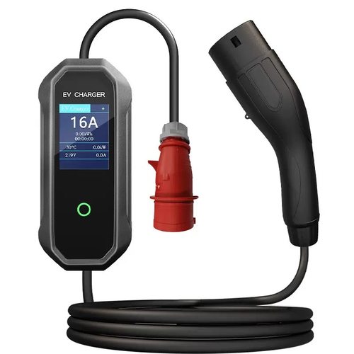 欧标11KW充电枪type2三相16A11kw新能源汽车随车充便携式充电桩