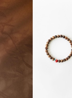 QIANTAO「山木」天然芽庄奇楠沉香多宝手串助眠水晶静心礼物