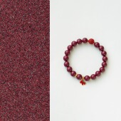 QIANTAO「绾宁」天然朱砂紫金砂生肖吊坠手串好运手链本命年礼物