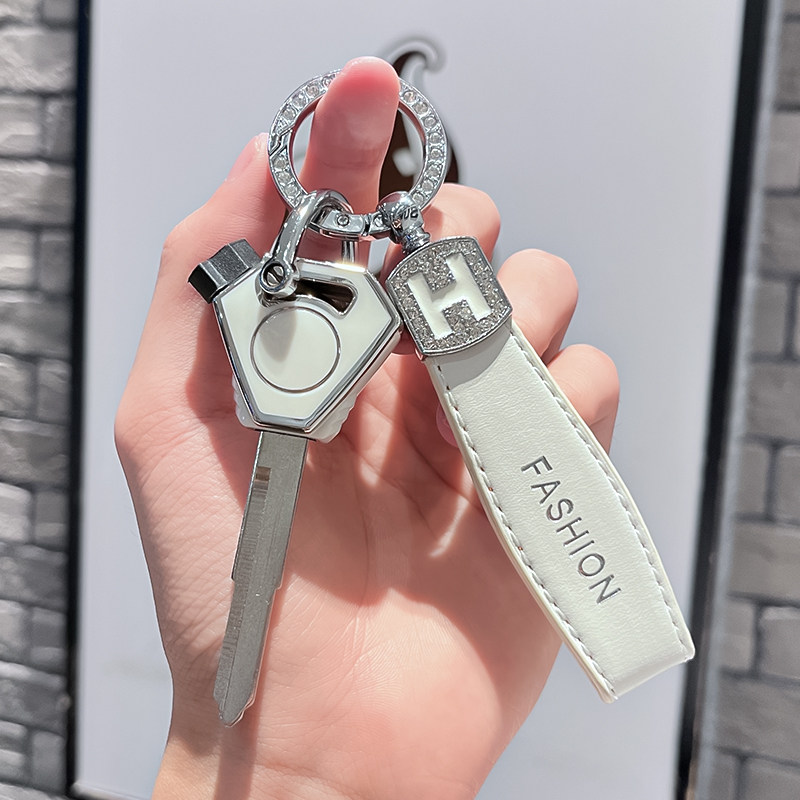 适用雅马哈巧格i钥匙头改装件福颖福喜AS125巡鹰旭鹰锁匙盖钥匙壳