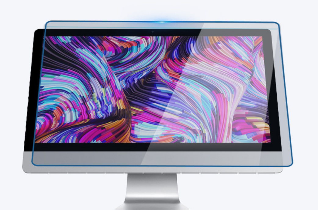 适用 apple imac 27英寸 显示器软钢化膜 防蓝光防指纹防反光贴膜
