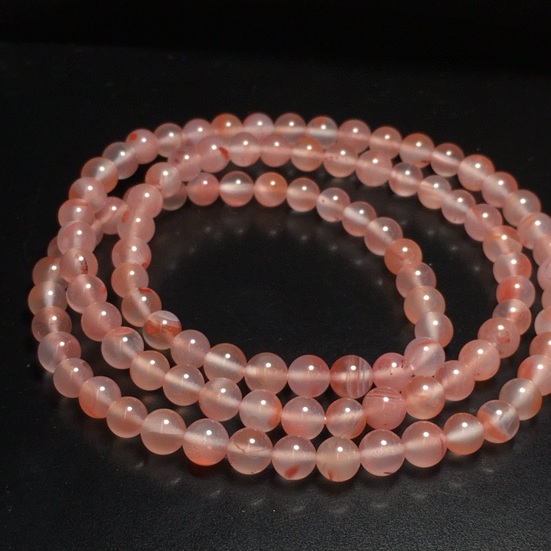 天然南红手链女款水晶饰品礼物时尚简约百搭多圈手串送礼