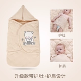 Детское одеяло для новорожденных, хлопковый детский спальный мешок для выхода на улицу, увеличенная толщина