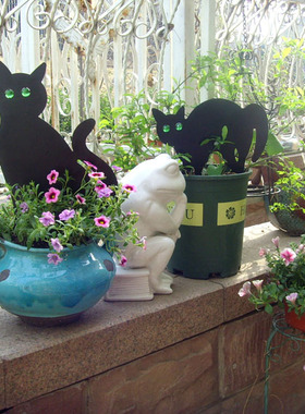 动物摆件庭院猫咪工艺品