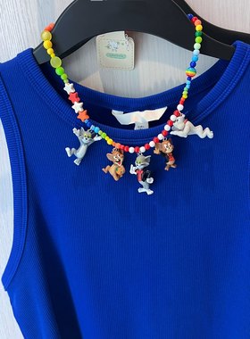 公仔猫和老鼠汤姆猫项链饰品