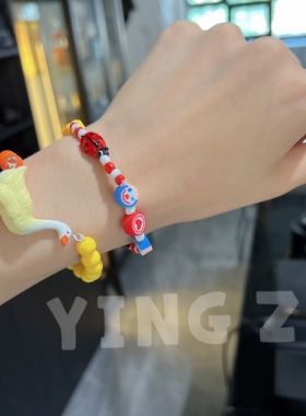 大白鹅手链可爱弹力手链女