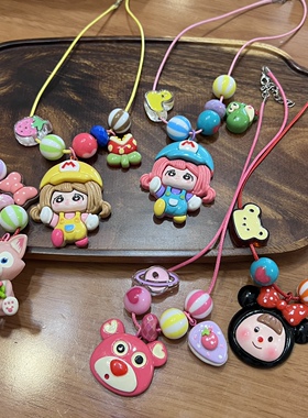 马里奥米妮彩色串珠项链