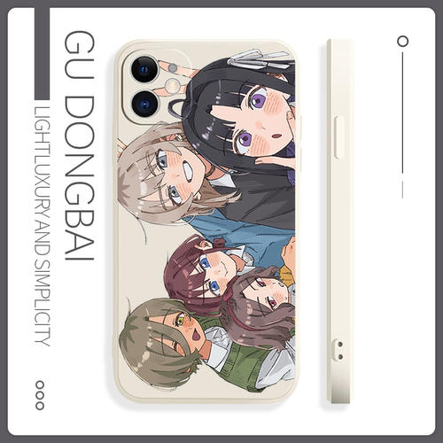 少女乐队iPhone18/17手机壳二次元适配OPPOreno16红米k90小米15苹果14全包iqoo13荣耀500vivos60华为p80三星